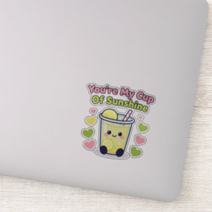 Du bist meine Tasse Sonnenschein Süße Limonade Kaw Aufkleber