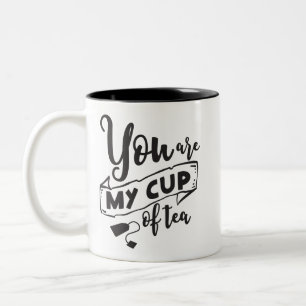 Du bist meine Tasse Tee Liebeszitat Hochzeit Braut