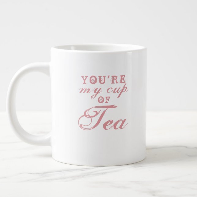 Du bist meine Tasse Tee Zitat niedliche lustige Ka (Links)