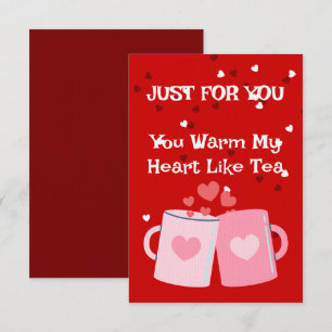 Du bist meine Tea Time Delight Card Dankeskarte