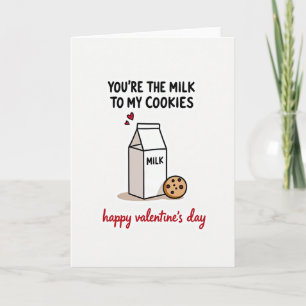 Du bist meine Valentins-Milch-Keks-Karte Karte
