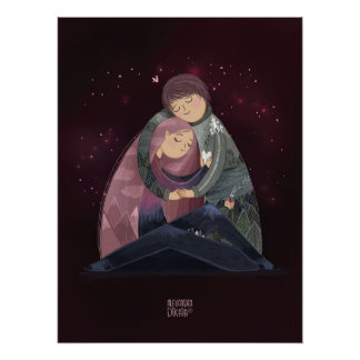 Du bist meine Welt von der Liebe Alexandra Dikaia Poster