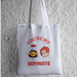 Du bist My Soymate - Niedlich Soja Sauce Liebe Tragetasche