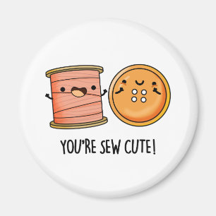 Du bist 'n Funny Sewing Pun Magnet