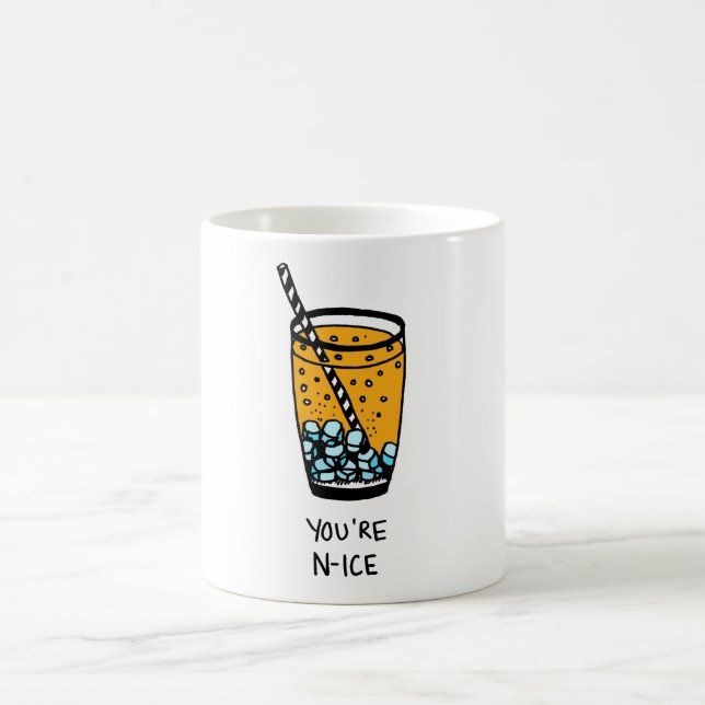 Du bist N-Ice Kaffeetasse (Mittel)
