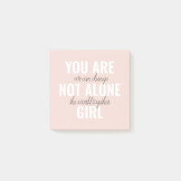 Du Bist Nicht Allein Mädchen Positive Motivationsz