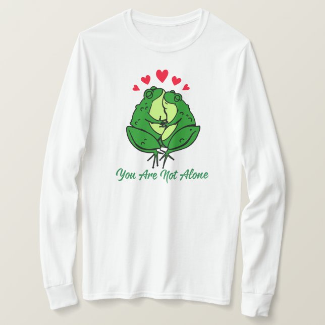 Du bist nicht allein T-Shirt (Design vorne)