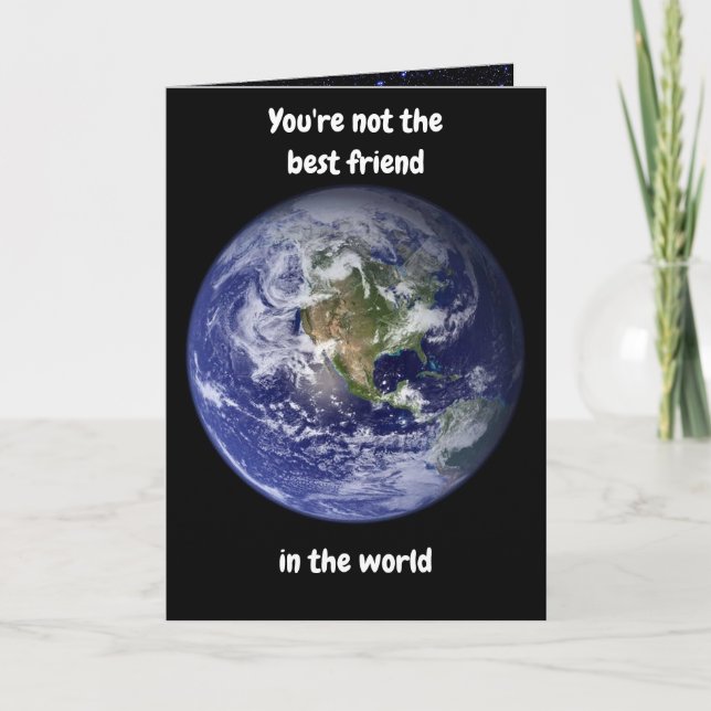 Du bist nicht der beste Freund. Karte (Vorderseite)