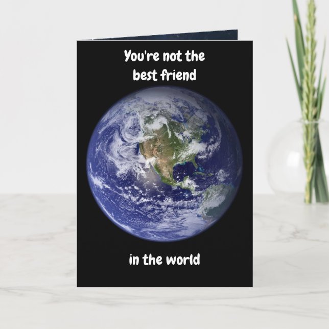 Du bist nicht der beste Freund. Karte (Vorderseite)