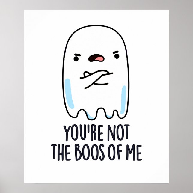 Du bist nicht der Boos von mir, einem lustigen Gei Poster (Vorne)