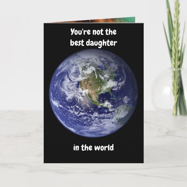 Du bist nicht die beste Tochter. Karte (Vorderseite)