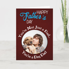 Du bist nicht nur ein Vater...du bist ein Hundedad Dankeskarte