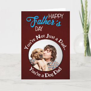 Du bist nicht nur ein Vater...du bist ein Hundedad Dankeskarte