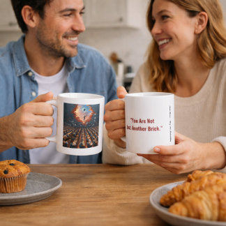 Du bist nicht nur ein weiterer Ziegelstein Kaffeetasse