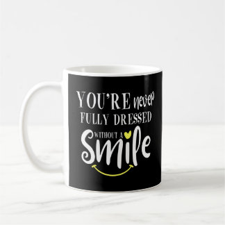 Du bist nie voll verkleidet ohne ein Lächeln. Läch Kaffeetasse