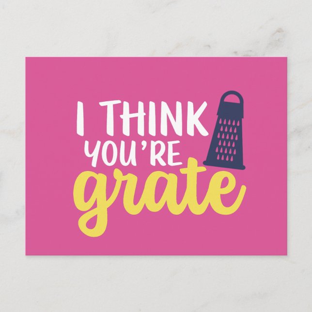 Du bist Niedlicher Großkäse Pun Funny Valentine's  Postkarte (Vorderseite)