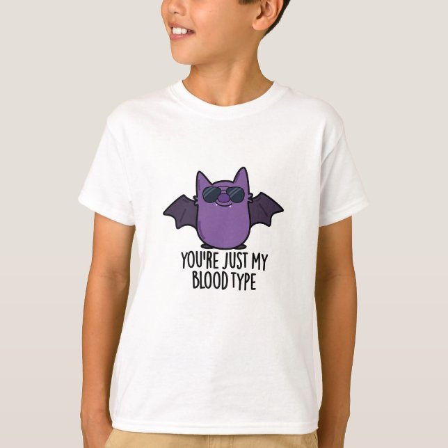 Du bist nur mein Blood-Funny Bat Pun T-Shirt (Vorderseite)