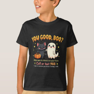 Du bist okay, Boo_ Suizidprävention Psychische Ges T-Shirt