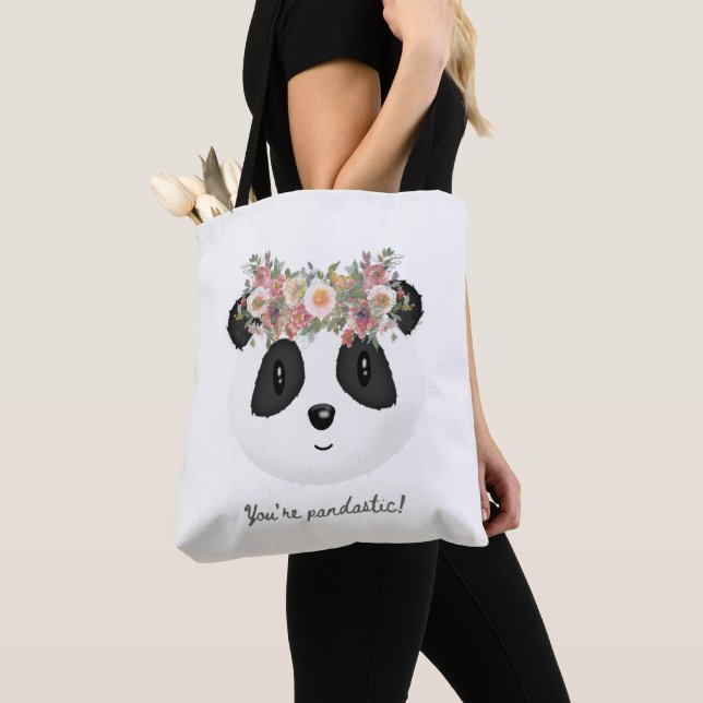 Du bist pandastisch! Niedlich Panda Bear Tote Bag Tasche (Von Nahem)