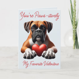 Du bist paws-itiv My Lieblings-Valentine Feiertagskarte