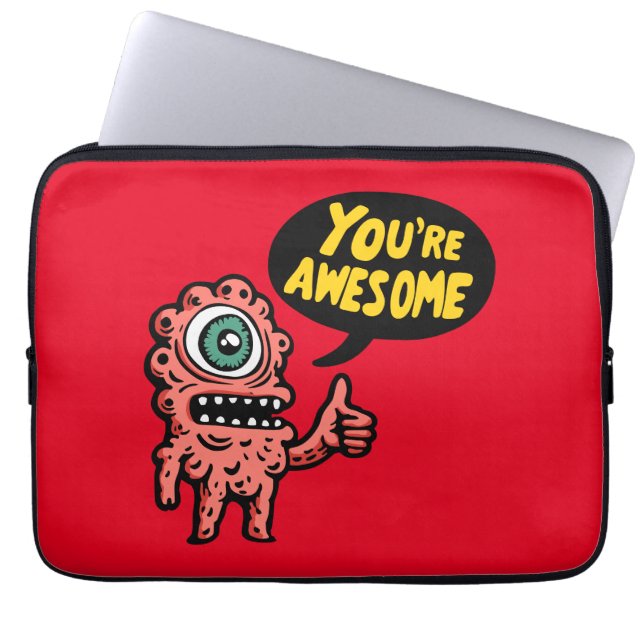 Du bist Phantastisch Laptopschutzhülle (Vorderseite)