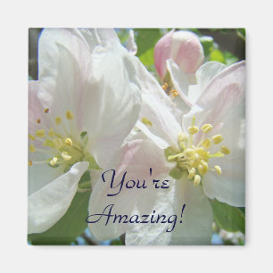 Du bist Phantastisch! Magnet Pink Apple Blossoms M
