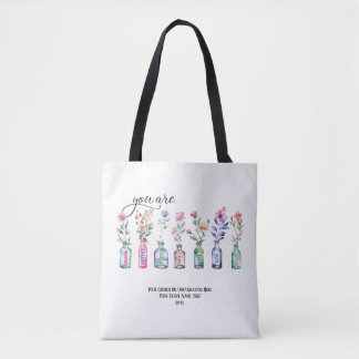 Du bist Phantastische Glaube Sonntagsschule Custom Tasche