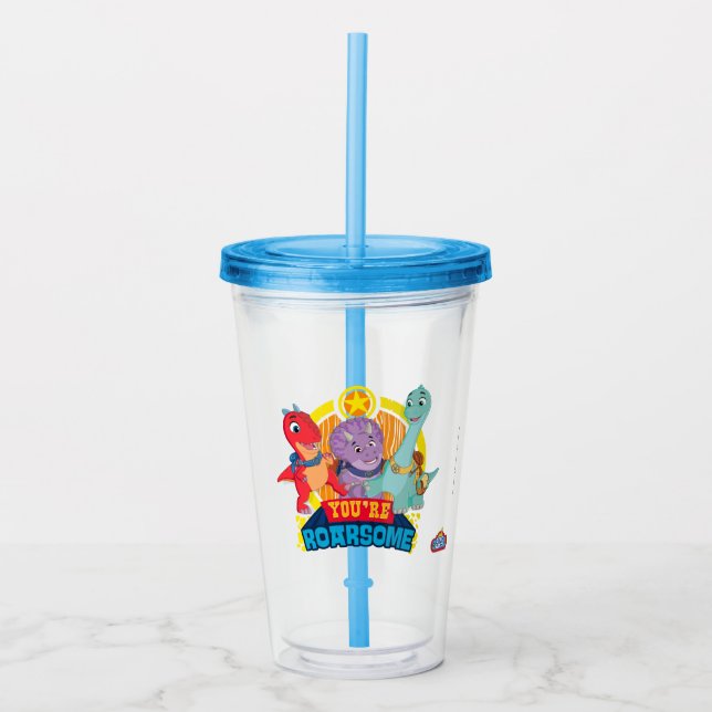 Du bist Roarsome | Dino Ranch Acryltrinkbecher (Vorderseite)