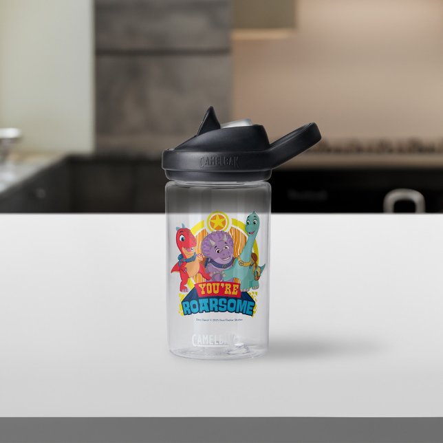 Du bist Roarsome | Dino Ranch Trinkflasche (Water bottle on counter)
