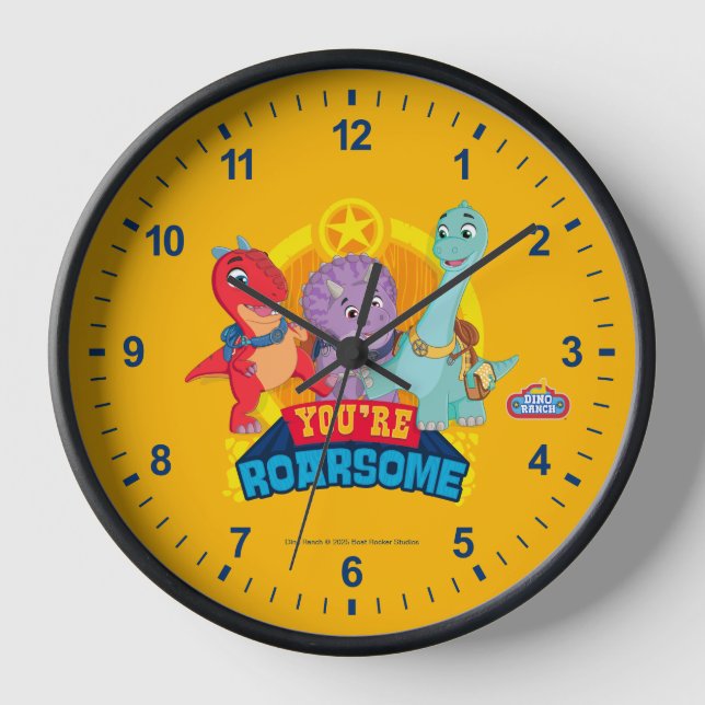 Du bist Roarsome | Dino Ranch Uhr (Vorderseite)