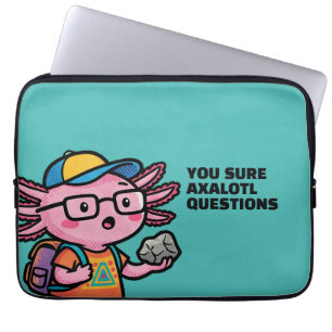 Du bist sicher Axolotl Fragen Cute Sarkastischer M Laptopschutzhülle