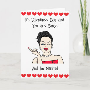 Du bist Single   Ich bin Verheiratet   Keiner von  Karte