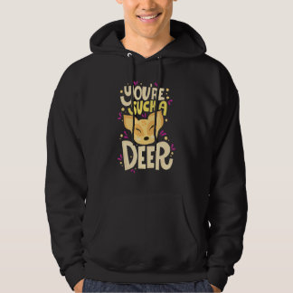 Du bist so ein Reh Happy Valentinstag Zitate Hoodie