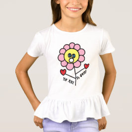 Du bist so niedlich Adorable Child Blume Zeichnend T-Shirt