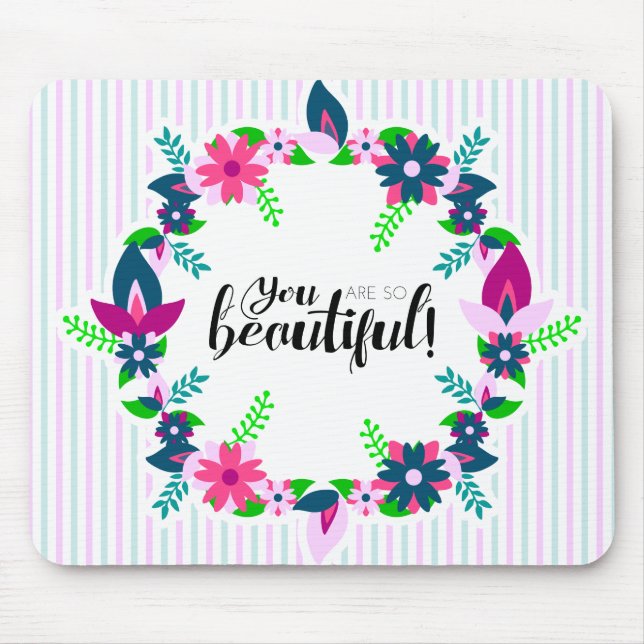 Du bist so schön! mousepad (Vorne)