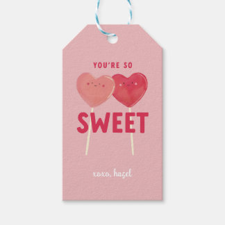Du bist so süße Kinder Klasse Valentine Geschenkanhänger