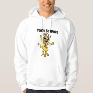 Du bist so verrückter Hoodie