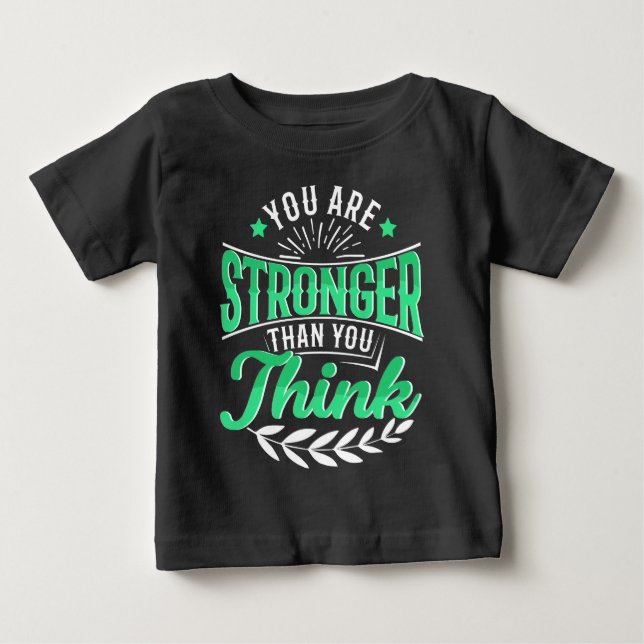 Du bist stärker, als du denkst" Bruder Baby Baby T-shirt (Vorderseite)