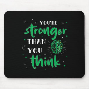 Du bist stärker als du denkst, dass psychische Ges Mousepad