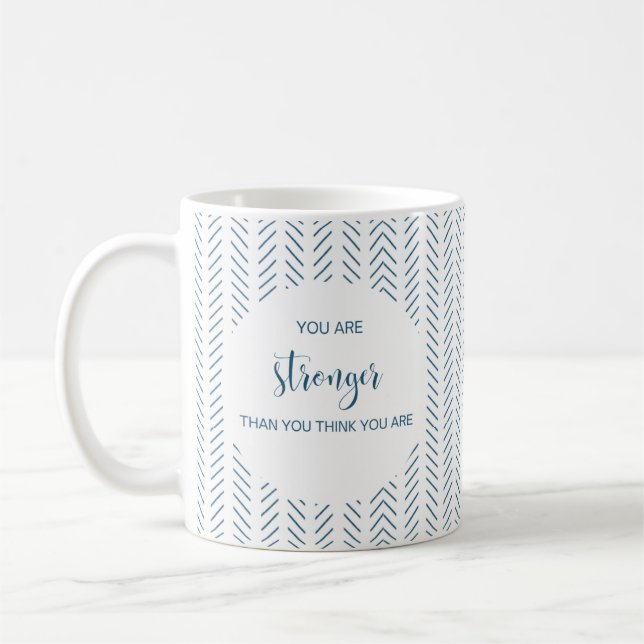 Du bist stärker, als du denkst kaffeetasse (Links)
