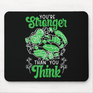 Du bist stärker als du denkst Mental Health Aware Mousepad