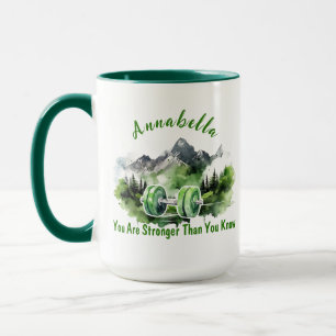 Du bist stärker, als du weißt. Anpassbare Tasse