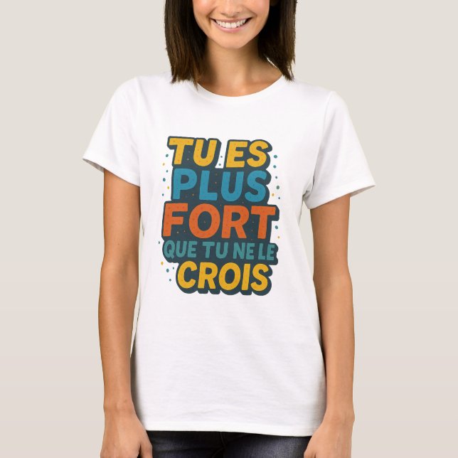 Du bist stärker als... T-Shirt (Vorderseite)