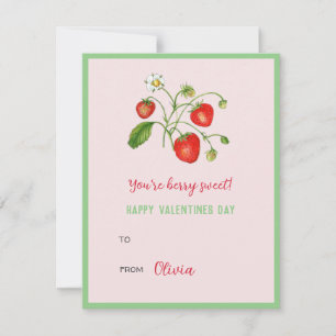 Du bist süß Happy Valentinstag Mini-Notiz  Mitteilungskarte