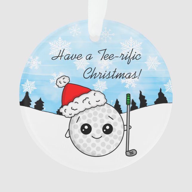 Du bist T-Shirt-Riff Gold Pun Weihnachten Ornament (Vorderseite)