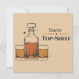 Du bist Top Shelf Funny Old Mohioned Vater Geburts Einladung