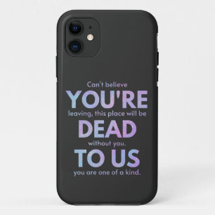 Du bist tot zu uns! - R.I.P. Verräter!: Mitarbeite Case-Mate iPhone Hülle