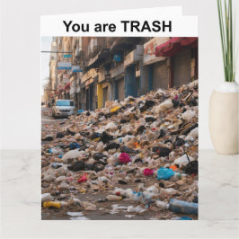 Du bist TRASH. Karte