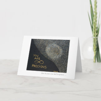 Du bist unendlich Wertvoll Karte