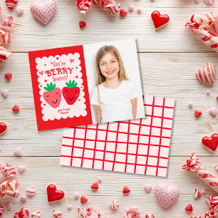 Du bist Valentinsfoto im Klassenzimmer der Berry S Mitteilungskarte